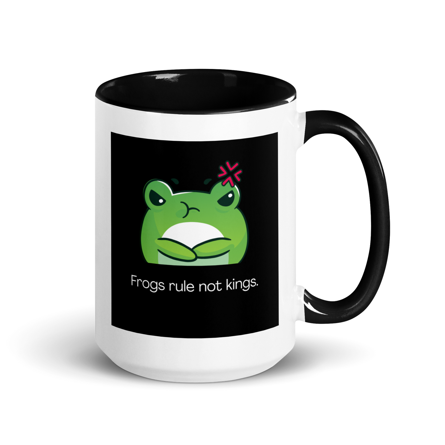 Frogs Rule! ceramic mug