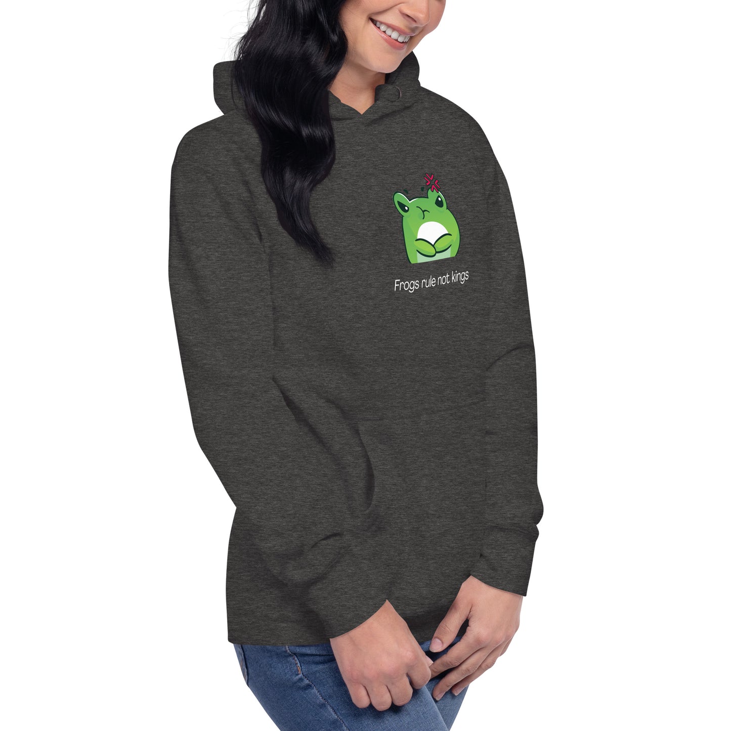 Frogs Rule! cozy hoodie