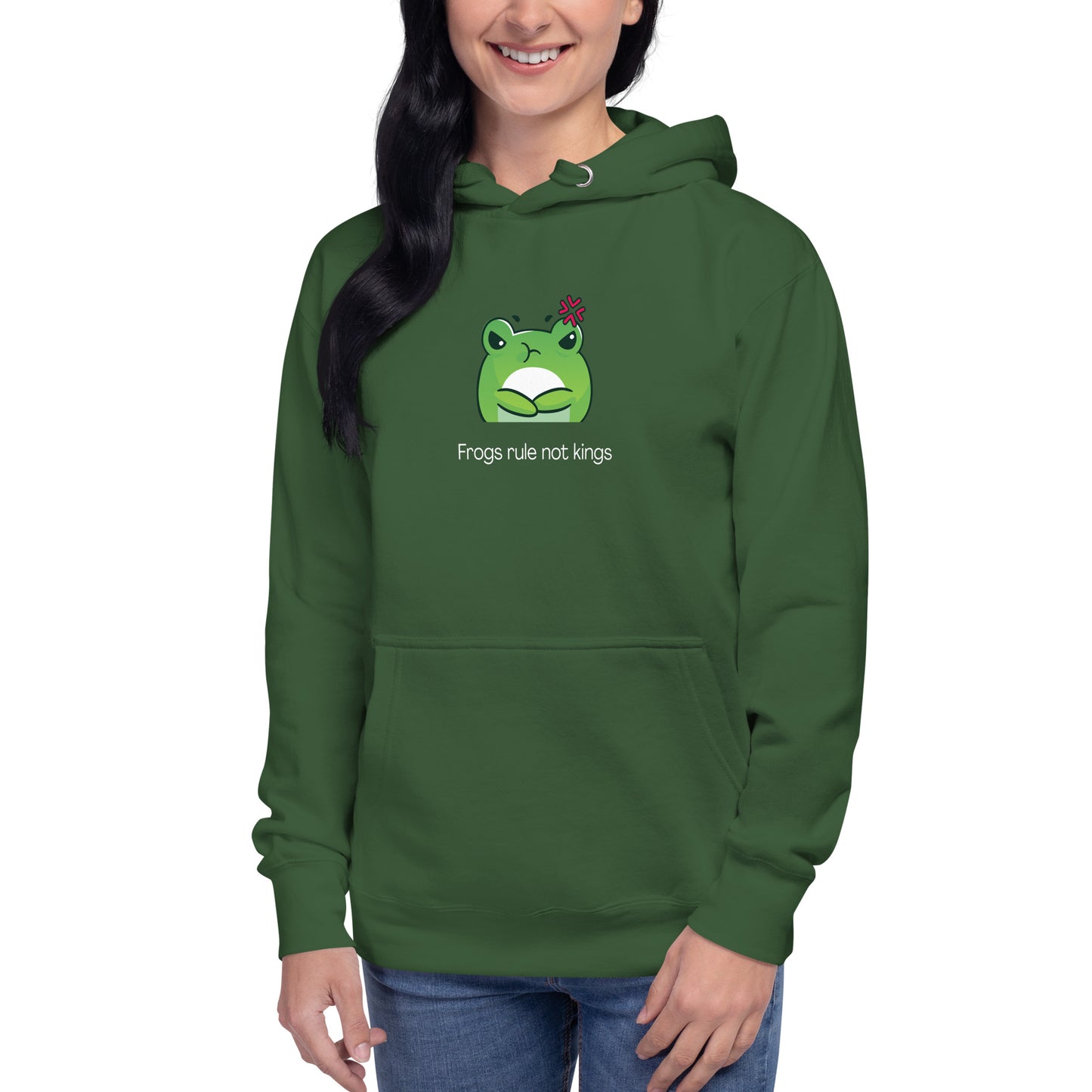 Frogs Rule! cozy hoodie