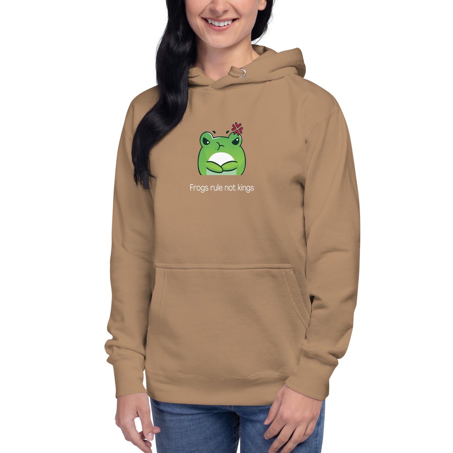 Frogs Rule! cozy hoodie