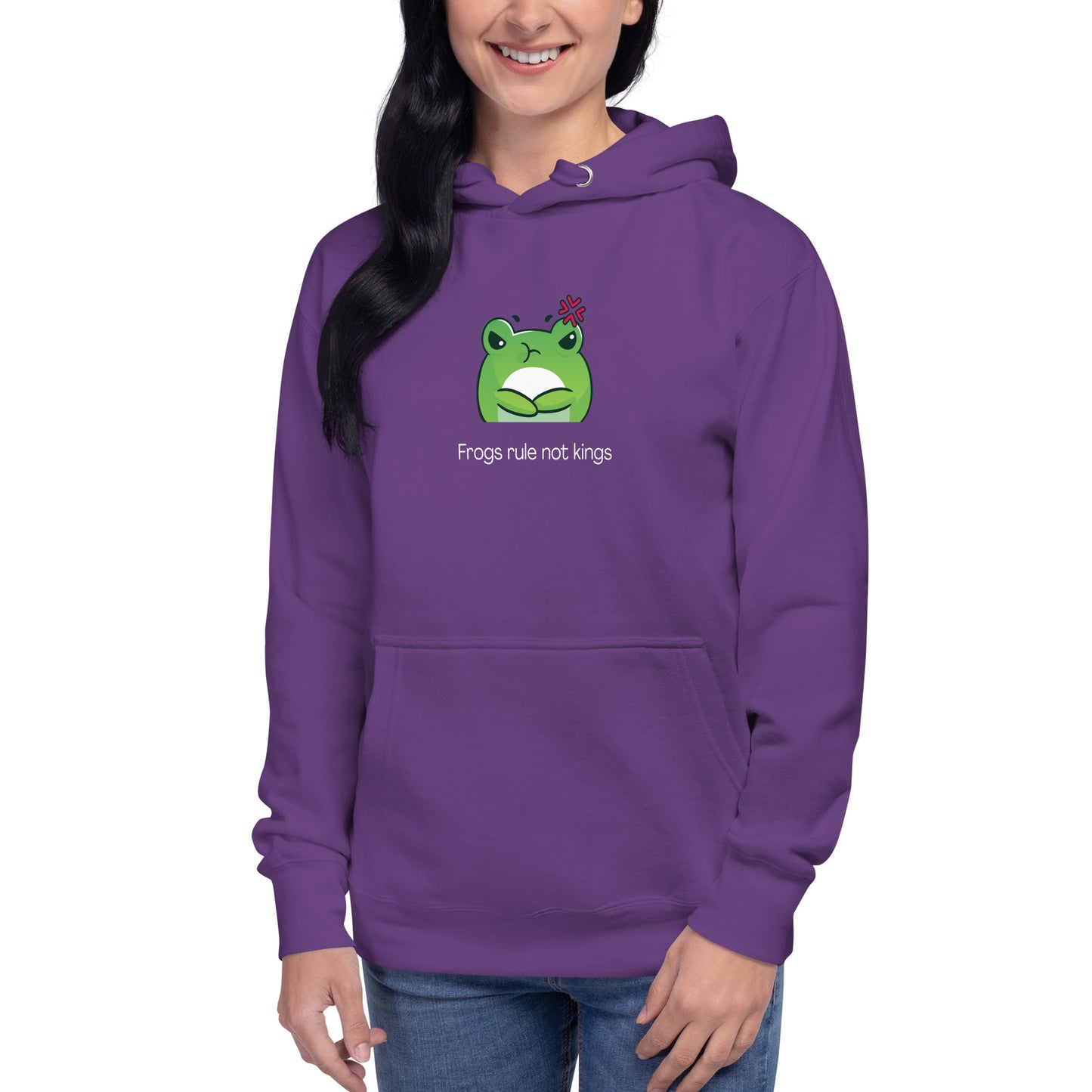 Frogs Rule! cozy hoodie