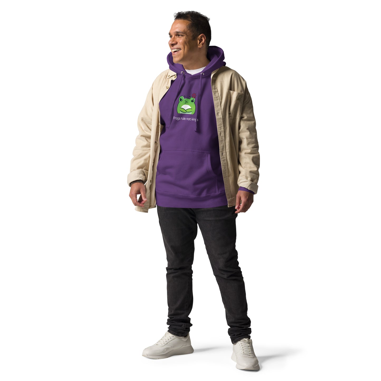 Frogs Rule! cozy hoodie