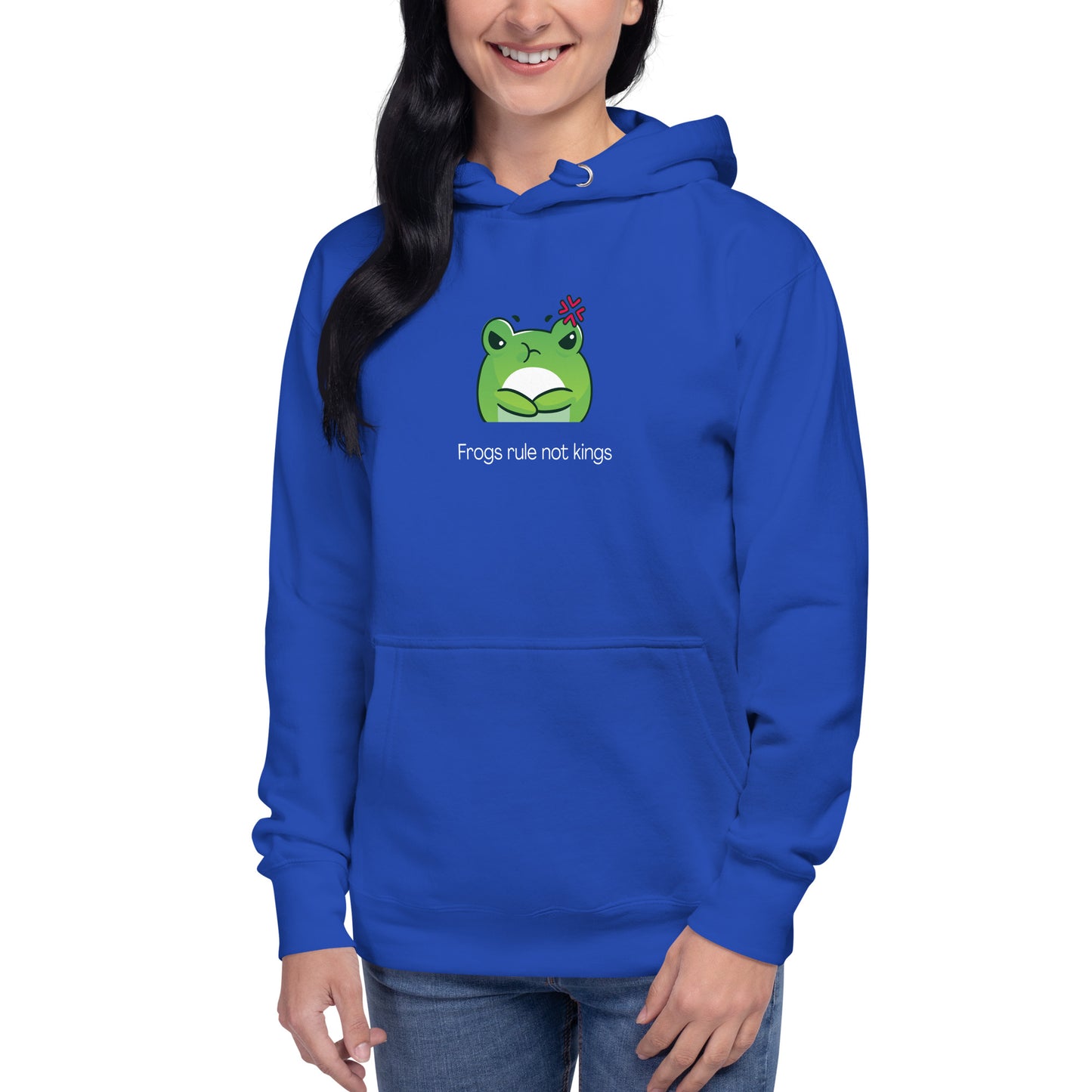 Frogs Rule! cozy hoodie