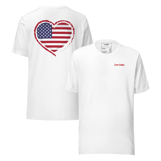 Love Unites! lrg Graphic on back