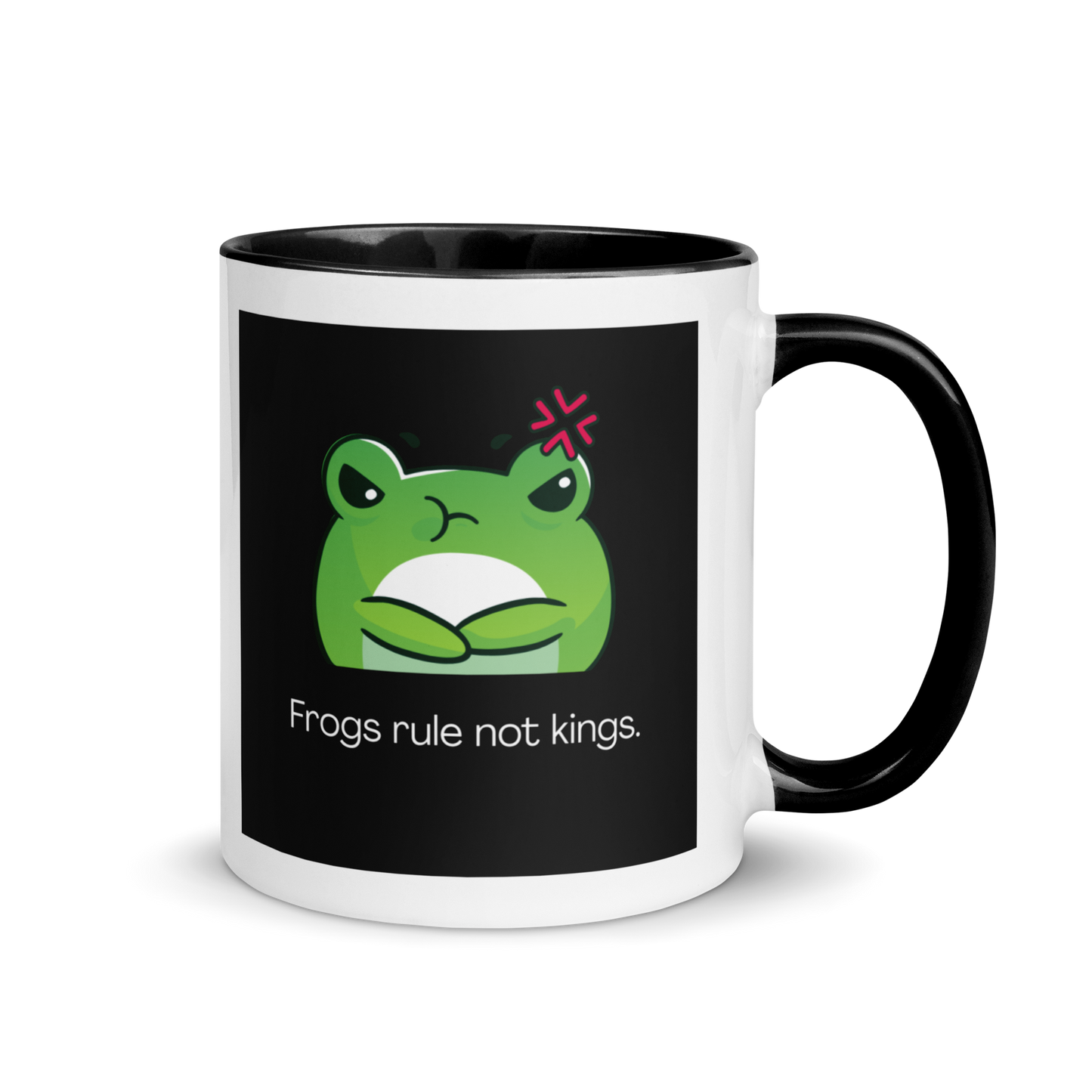 Frogs Rule! ceramic mug